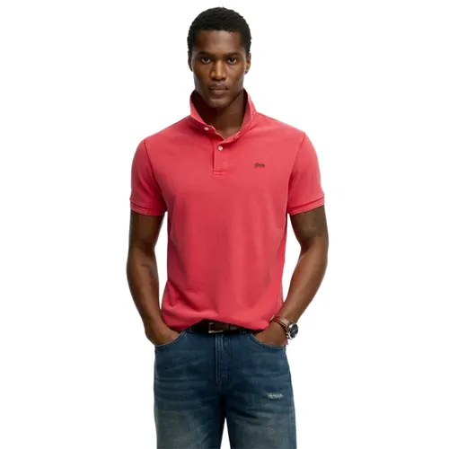 Polo Superdry Classic Homme Rose - Superdry - Modalova