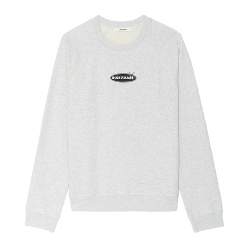 Sweatshirt Uppy Gris Chine Clai - Taille S - Zadig&Voltaire - Modalova