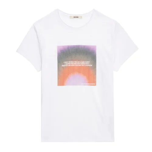 T-shirt Ted Photoprint Blanc - Taille S - Zadig & Voltaire - Modalova