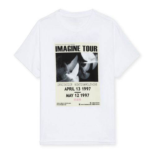 T-shirt Tommer Concert Blanc - Taille S - Zadig & Voltaire - Modalova