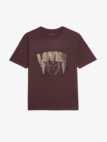 T-shirt Edwin Burgundy - Taille S - Zadig&Voltaire - Modalova