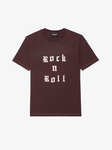 T-shirt Edwin Burgundy - Taille XS - Zadig&Voltaire - Modalova
