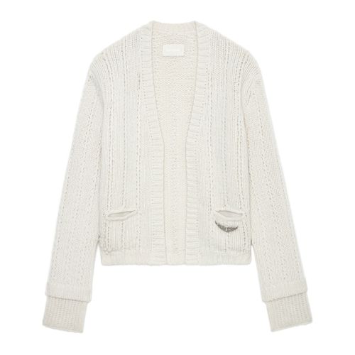 Cardigan Travy 100% Laine Merinos Flake - Taille S - Zadig & Voltaire - Modalova