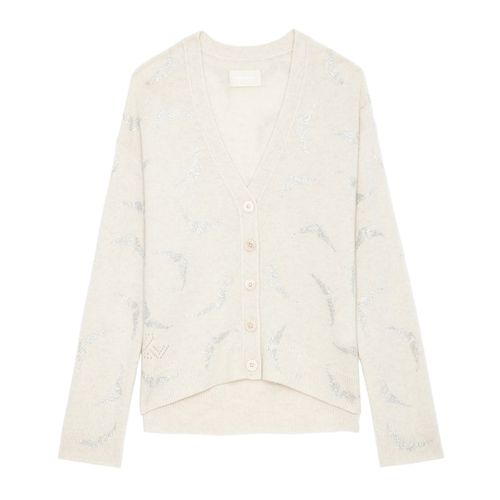 Cardigan Mirka Wings Strass 100% Cachemire Flake - Taille M - Zadig & Voltaire - Modalova