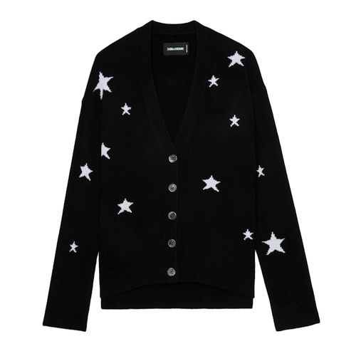 Cardigan Mirka 100% Cachemire Noir - Taille L - Zadig&Voltaire - Modalova