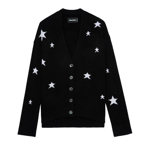 Gilet Mirka Stars 100% Cachemire Noir - Taille S - Zadig & Voltaire - Modalova