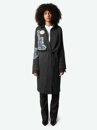 Manteau Salonny 100% Laine Merinos Charcoal - Taille M/L - Zadig & Voltaire - Modalova