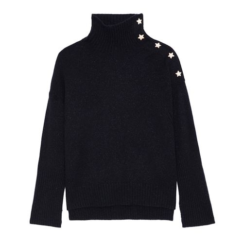 Pull Alma Bijoux 100% Cachemire Encre - Taille S - Zadig & Voltaire - Modalova