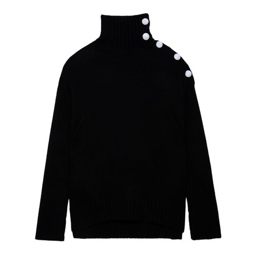 Pull Alma 100% Cachemire Noir - Taille L - Zadig & Voltaire - Modalova