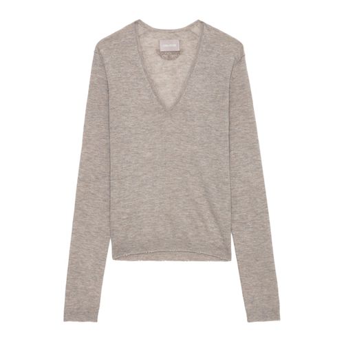 Pull Rivy 100% Cachemire Latte - Taille S - Zadig & Voltaire - Modalova