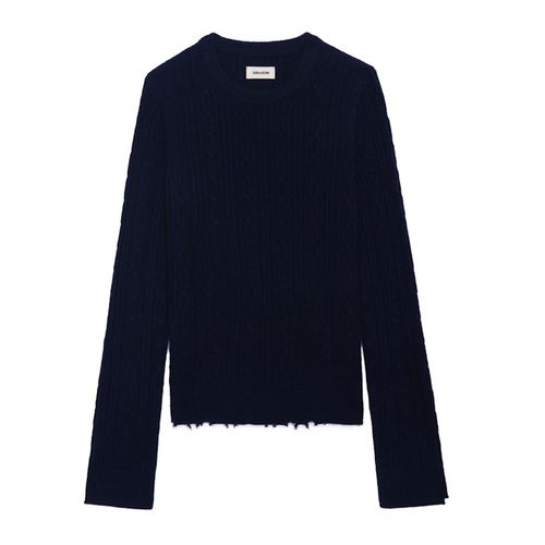 Pull Jonasson 100% Cachemire Encre - Taille XS - Zadig&Voltaire - Modalova