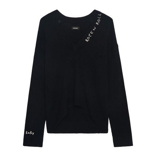 Pull Miky 100% Cachemire Black - Taille S - Zadig & Voltaire - Modalova