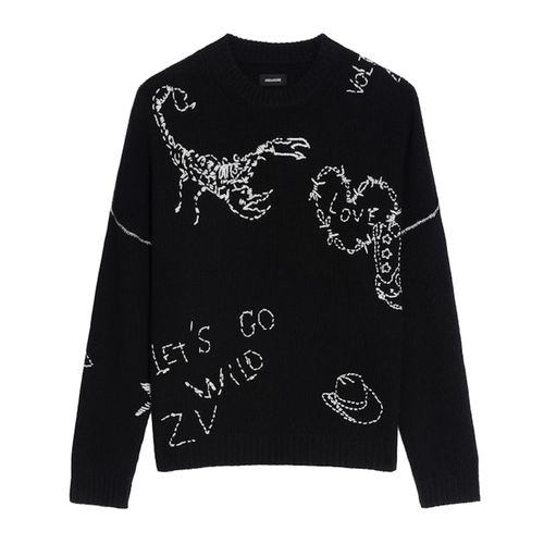 Pull Baba 100% Laine Mérinos Black - Taille XS/S - Zadig&Voltaire - Modalova