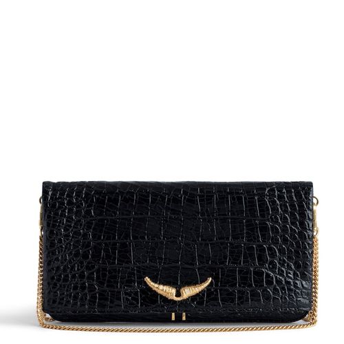 Pochette Rock Goossens Embossée Noir - Zadig & Voltaire - Modalova