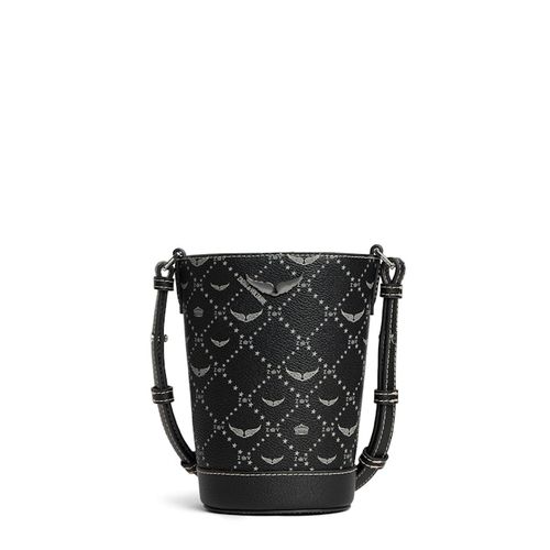 Sac Z Bucket Nano Monogram Black - Zadig&Voltaire - Modalova