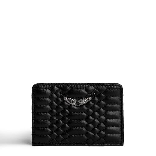 Porte-cartes Zv Pass Matelassé Noir - Zadig&Voltaire - Modalova