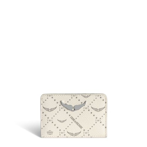 Porte-cartes Zv Pass Monogram Flash - Zadig&Voltaire - Modalova