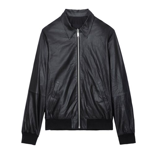 Blouson Mate Cuir - Taille M - Zadig&Voltaire - Modalova