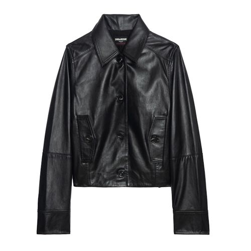 Blouson Liston 100% Cuir Black - Taille S - Zadig & Voltaire - Modalova