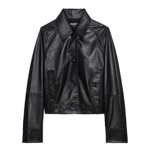 Blouson Liston 100% Cuir Black - Taille L - Zadig&Voltaire - Modalova