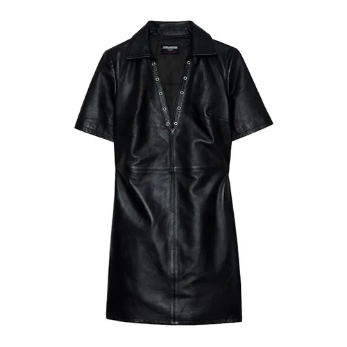 Robe Ralmy 100% Cuir - Taille L - Zadig&Voltaire - Modalova