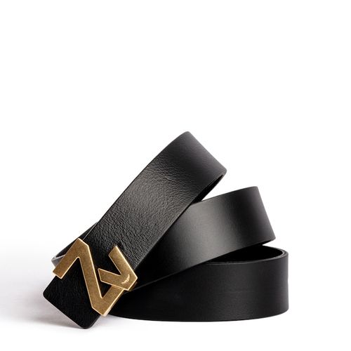 Ceinture Zv Initiale La Belt Black - Taille 1 - Zadig & Voltaire - Modalova