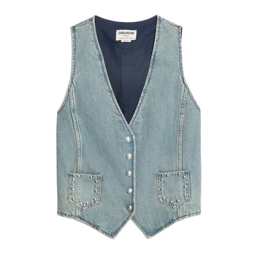 Gilet Gillier Denim Light Blue - Taille S - Zadig & Voltaire - Modalova