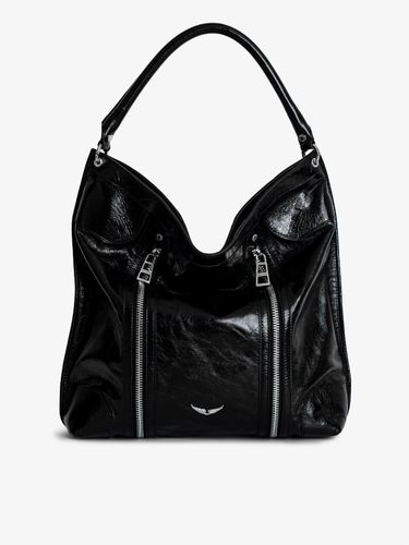 Sac Sunny Hobo Vintage Patent Noir - Taille One size - Zadig&Voltaire - Modalova