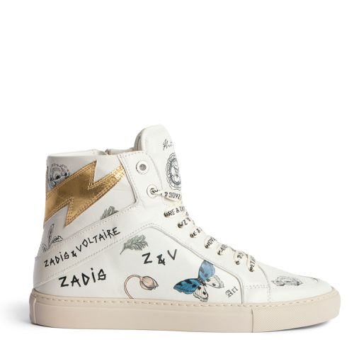 Sneakers Montantes Zv1747 High Flash Flash - Taille 36 - Zadig & Voltaire (FR) - Modalova