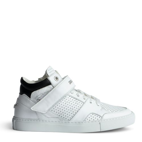 Sneakers Cuir Zv1747 Mid Flash Blanc - Taille 36 - Zadig & Voltaire (FR) - Modalova