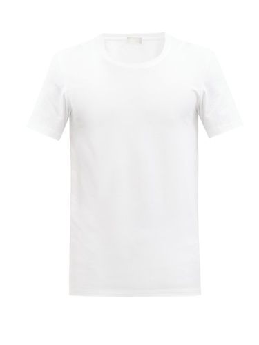 T-shirt en jersey de coton stretch - Hanro - Modalova