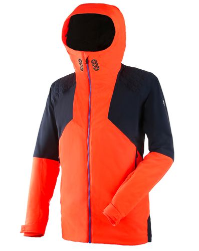 Veste de ski Spencer orange fluo/marine - Degré 7 - Modalova