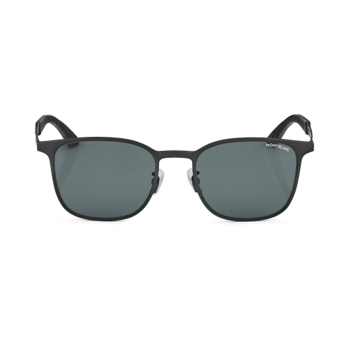 Lunettes de Soleil Carrées avec Monture en Métal - Métal - MB133441 - Solaires - MONTBLANC - Modalova
