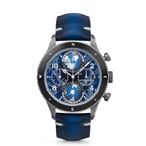 Geosphere Chronograph 0 Oxygen Limited Edition - 290 pièces - Titane - céramique - MB129624 - Montre - MONTBLANC - Modalova