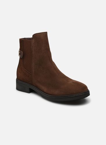 Bottines et boots TH SUEDE FLAT BOOT - Tommy Hilfiger - Modalova