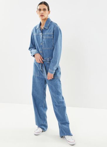 Vêtements Slfmarley Ls Mid Blue Denim Jumpsuit pour Accessoires - Selected Femme - Modalova