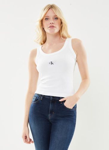 Vêtements Woven Label Rib Tank pour Accessoires - Calvin Klein Jeans - Modalova