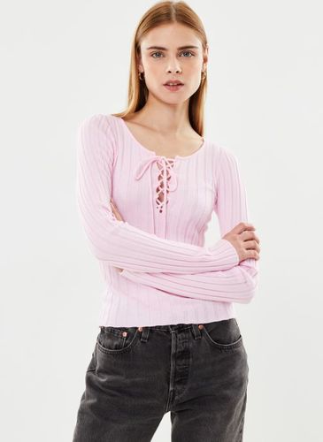 Vêtements Nmfreya L/S V-Neck String Knit Fwd pour Accessoires - Noisy May - Modalova