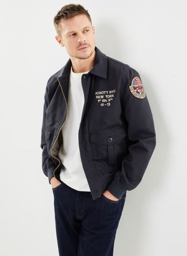 Vêtements Blouson Pilote Zippe Brode Dos . pour Accessoires - Schott - Modalova