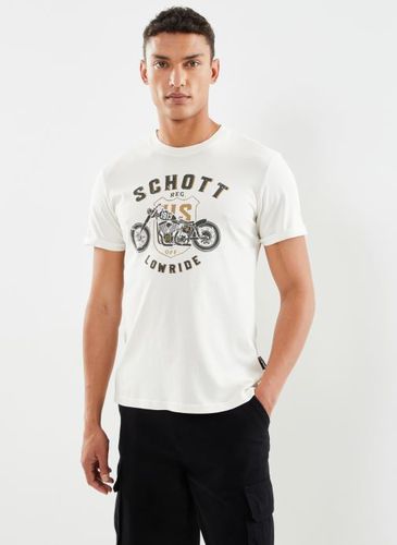 Vêtements Tshirt Col Rond Imprime Motor pour Accessoires - Schott - Modalova