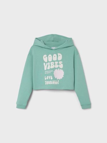 Vêtements Nkfjuka Ls Cropped Boxy Sweat Wh Bru Ps pour Accessoires - Name it - Modalova