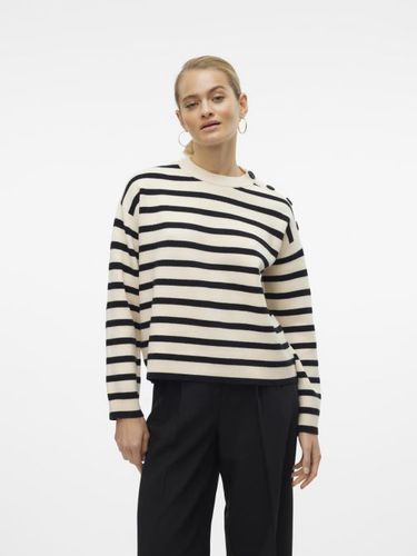 Vêtements VMSABA LS O-NECK BUTTON PULLOVER GA NOOS pour Accessoires - Vero Moda - Modalova