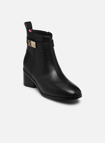 Bottines et boots TH LOGO MID HEEL BOOTIE - Tommy Hilfiger - Modalova