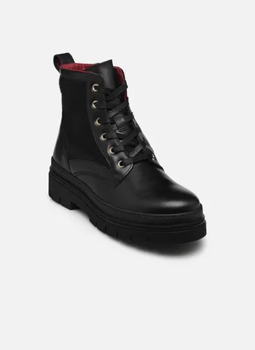 Bottines et boots NAUTICAL MELTON LEATHER LACE-UP - Tommy Hilfiger - Modalova