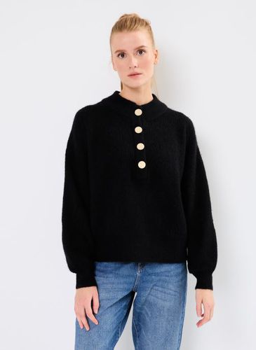 Vêtements VIALVA HIGHNECK L/S BUTTON KNIT TOP/R pour Accessoires - Vila - Modalova