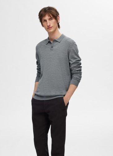 Vêtements Slhtray Ls Knit Merino Polo Noos pour Accessoires - Selected Homme - Modalova