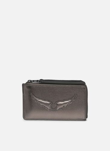 Petite Maroquinerie Zv Card Metallic Grained Leath pour Sacs - Zadig & Voltaire - Modalova