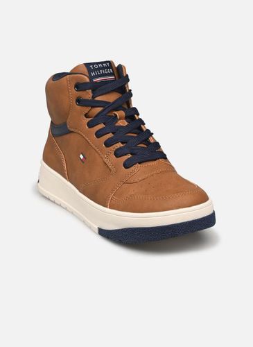 Baskets Mid cutlace-up sneaker A pour Enfant - Tommy Hilfiger - Modalova