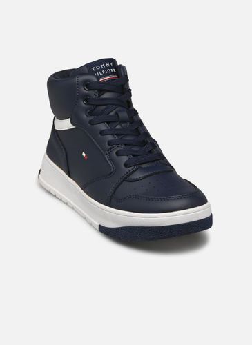 Baskets Mid cutlace-up sneaker A pour Enfant - Tommy Hilfiger - Modalova