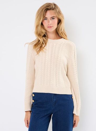 Vêtements SLFBIRTE CABLE CROPPED LS KNIT O-NECK pour Accessoires - Selected Femme - Modalova